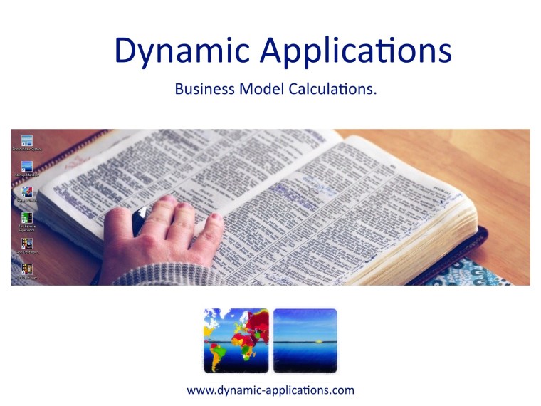 Dynamic Applications. Business Model Calculations. 