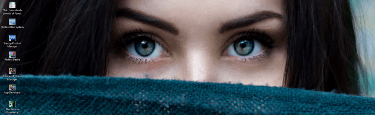 dna header - beautiful woman looking eyes