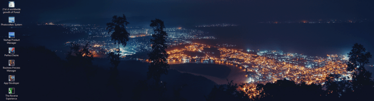 dna header - lighted sea haven in fog at night