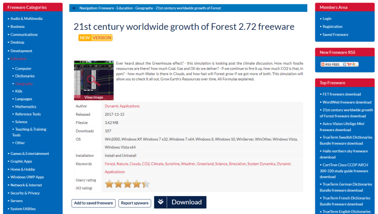 www.bestfreewaredownload.com - 21st century ww growth of Forest