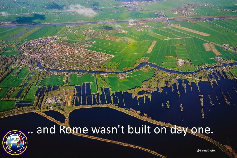 Pirate Desire - and Rome was not built on day one