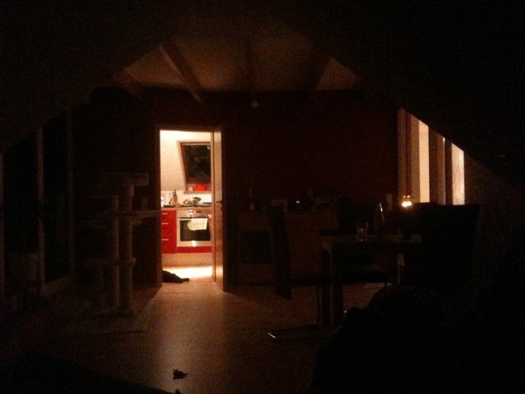 Building our kitchen, with material from IKEA, a furniture company from Sweden, in 2010.