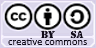Creative Commons cc-by-sa logo 96x48
