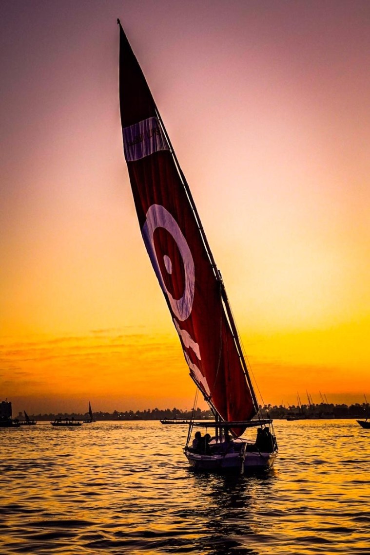 Wind Turbine - Segelboot-auf-dem-Nil - by Nikolas Mimkes