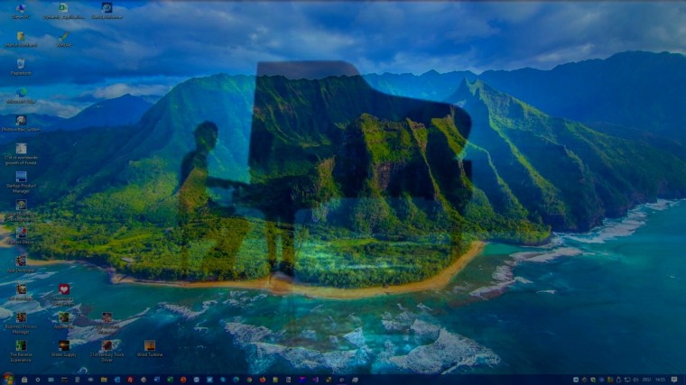 Desktop Wallpaper - Dynamic Applications - Bliss - Orchestral Piano Version