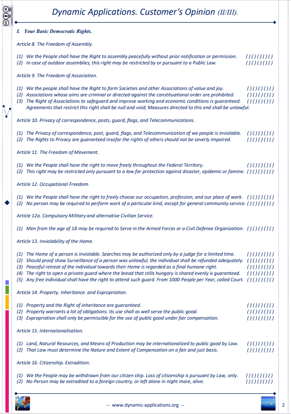 User Survey on Customer’s Opinion - Page 2