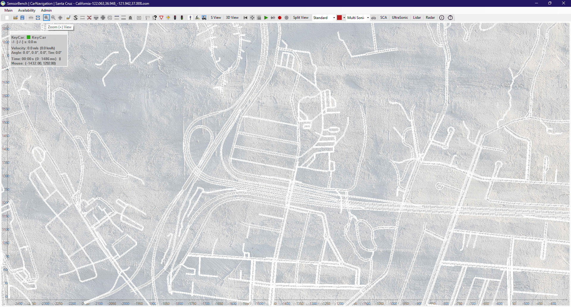 SensorBench - CarNavigation - Santa Cruz - California